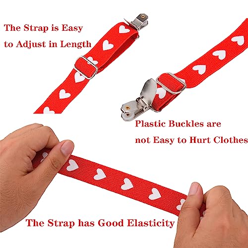 4 Pcs Dog Diaper Suspenders | Cat Suspenders | Female Male Dog Skirt Dress & Diaper Keeper | for Small Medium and Large Dogs (Square,Heart, S) - size: Small