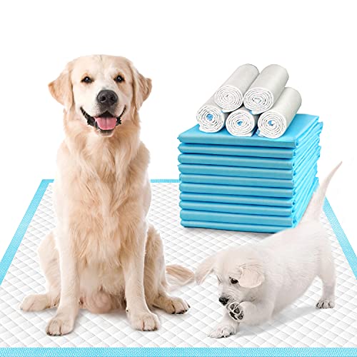 DEEP DEAR Extra Large Dog Pads 30"x26" (40 Count), Thicker Pet Training and Puppy Pads, Super Absorbent Pee Pads for Dogs, Leakproof Dog Potty Training Pads for Puppies, Cats, Rabbits, Pet Pee Pads XL - size: Thickened XL: 30"x26"-40 Ct