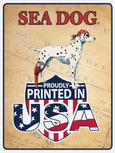 SEA DOG Classic Original Pocket Print Graphic T-Shirt, 100% Ringspun Cotton, Relaxed Fit, Printed in USA - color: Black, size: Large