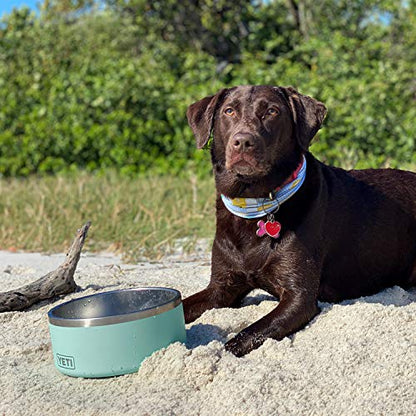 YETI Boomer 8, Stainless Steel, Non-Slip Dog Bowl, Holds 64 Ounces - color: Seafoam