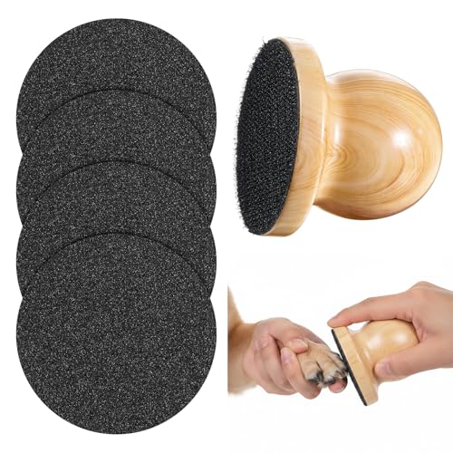 Dog Nail File Cats Scratch Pad Board Effective Grooming Trainning Claw Care Tool Smooth Healthy Safe Easy Nail Accessories with 4 Pcs Replaceable Filing Disc Sandpaper