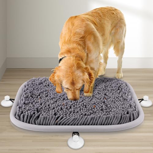 Rundik Snuffle Mat for Dogs, 20'' x 28'' Dog Sniffing Interactive Feeding Game Boredom, Puzzle Toys Encourages Natural Foraging Skills and Stress Relief Small/Medium/Large Dogs(20'' x 28'') - size: 20'' x 28''