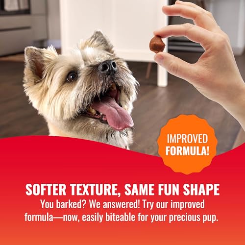 Good 'n' Tasty Kabob Bites Treat for All Dogs, 18 Ounces, Gourmet Dog Treats with Chicken, Duck or Chicken Liver, New Improved Formula for Softer Texture - size: 1.13 Pound (Pack of 1), style: Kabob Bites