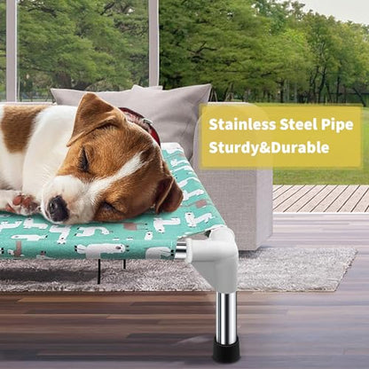 Elevated Dog Bed Pet cot for Small Dogs, Indoor and Outdoor Use for Small Pets - size: Small