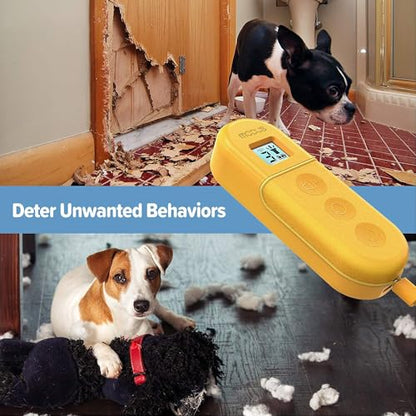 MODUS Ultrasonic Dog Barking Control Device,3 in 1 Sonic Bark Deterrent with LED Light Dog Training Tool&Behavior Aids, Rechargeable Anti Barking Device, Barking Silencer for Dogs(Indoor & Outdoor)