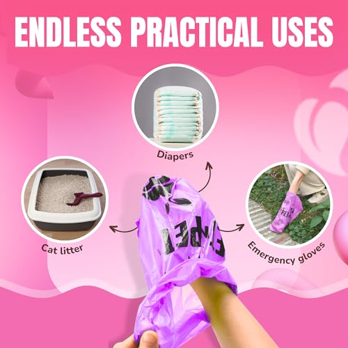 PET N PET Dog Poop Bags Scented, Value Pack 960 Count, Dog Bags Refill Rolls for Doggy Poo, Cat Litter Waste, Thick and Leak-Proof Sac CaCa Chien 41% Plant Based (Lavender) - size: 1 Count (Pack of 960)
