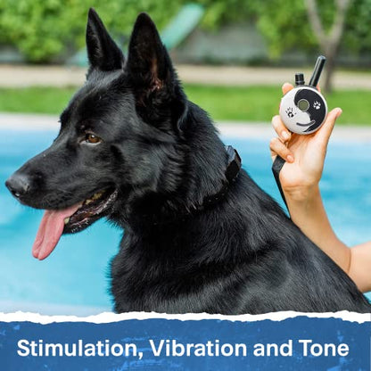 Educator ET-300 Zen Mini E Collar for Dog Training with Remote - 1/2 Mile Range, Waterproof, 100 Blunt Stimulation Levels, Tone or Vibration Mode, Night Light Tracking for Small, Medium & Large Dogs - size: 1-Dog (ET-300 ZEN)