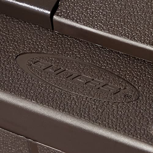 Suncast Trash Hideaway Outdoor Patio 33 Gal Garbage Waste Trash Can Bin (4 Pack) - color: Java Brown, size: 4 Pack