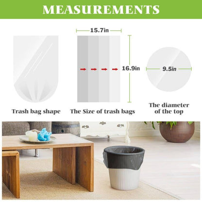 1.2 Gallon 160 Counts Small Trash Bags Garbage Bags, Bathroom Trash Can Bin Liners, Small Plastic Bags for home office kitchen, fit 5-6 Liter, 0.8-1.6 and 1-1.5 Gal, Black - size: 1 Count (Pack of 160)