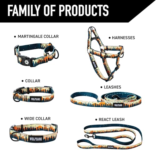 Wolfgang Heavy Duty, Adjustable Dog Collar with Quick Release Nylon Buckle for Walking & Training, Overland Print, Small - color: OverLand Print, size: Small (5/8 Inch x 8-12 Inch)