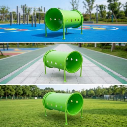 Dog Agility Equipment for Outdoor Training - Agility Hurdles & Obstacle Course Backyard Set, Continuous Cross Hole 80 * 110 - style: Continuous Cross Hole 80*110