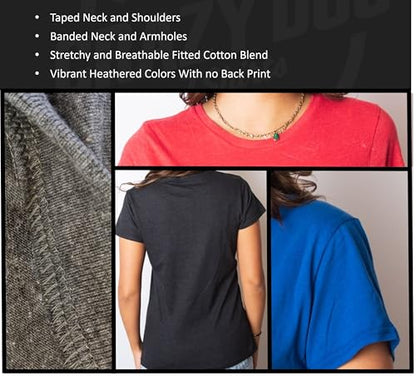 Womens Patriotic T Shirts Funny Fourth of July Tees for Women on Independence Day - color: Heather Black - Red White Cool, size: Small