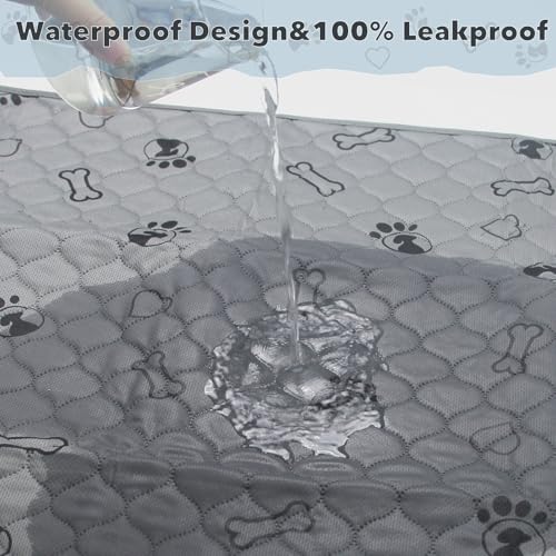 3 Pack 18x24 Reusable Puppy Pads Super Absorbent Washable Pee Pads for Dogs Leakproof Training Mats Waterproof Pet Training Pads for Puppy Playpen, Crate, Whelping Box, Potty Training - size: 18''x24''(Pack of 3)
