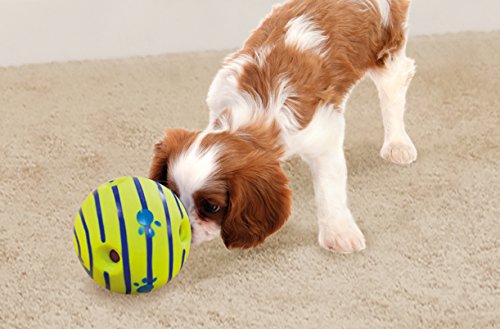 Wobble Wag Giggle Ball, Interactive Dog Toy, Fun Giggle Sounds When Rolled or Shaken, Pets Know Best, As Seen On TV - style: Original