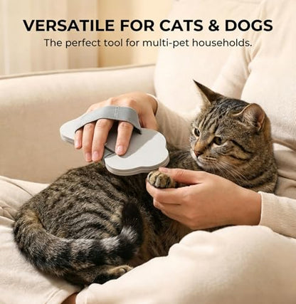 Dog Nail Scratch Board with Hand Strap, Portable Pet Nail File Sandpaper Board, Non-Slip EVA Dog Nail Grinder for Small Medium Large Dogs, Stress-Free Quiet Nail Trimming Tool, Lightweight Grey