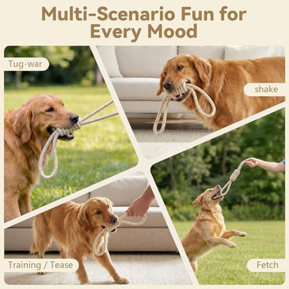 Puppy Chew Toys for Teething, Durable Dog Rope Toys for Small and Medium Dogs, Interactive Chew Rope for Training, M Size - size: Medium