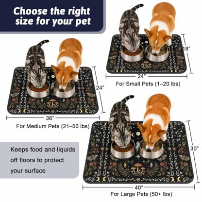 Solar System Washable Pee Pads for Dogs and Cats, Mystic Moon Butterfly Crystal Leak-Proof Reusable Puppy Pads Non-Slip Potty Pads Dog Mats for Floors Whelping,Playpen, Crate, 1PC 36"x24" - size: 36 x 24 Inch(Pack of 1)