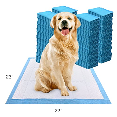 Four Paws Wee-Wee Superior Performance Unscented Puppy Pee Pads for Dogs & Puppies, Quilted Leak-Proof Dog Housebreaking Potty Training Floor Protection, Pet Supplies, 22" x 23", 200 Count - size: 200 Count