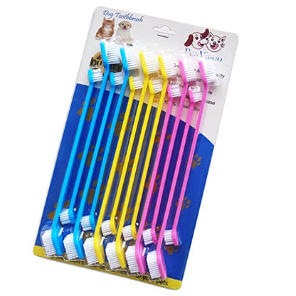 20 PCS Pet Dog Soft Toothbrush - Finger Toothbrush for Small to Large Dogs