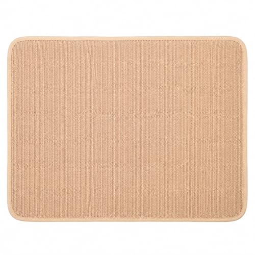 for Canine for Travel, Portable Dog Settle Mat, 70x55cm Brown Textile, Washable Resistant Non-Slip Dog Crate Mat