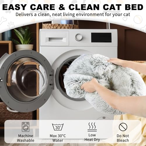 Dog Beds Medium Size Dogs, Calming Deluxe Plush Dog Cave Bed for Medium Dogs - Removable & Washable with Zipper, Built-in Support & Stable Non-Collapsible, Pet Bed for Dogs & Cats 32×32Inch - size: 80cm-gray bed