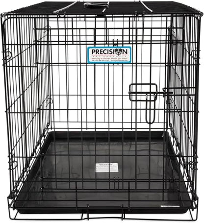 Precision Pet Products One Door Provalue Wire Dog Crate, 30 Inch, For Pets 30-50 lbs, With 5-Point Locking System - size: 30.0"L x 19.0"W x 21.0"H