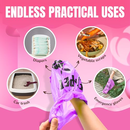 PET N PET Poop Bags for Dogs, 288 Count Lavender Scented Dog Waste Bags with Leash Dispenser, USDA Certified 38% Plant Based & 62% PE Dogs Waste Bag - size: 1 Count (Pack of 288)