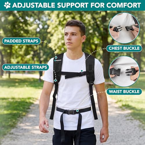 PetAmi Expandable Dog Backpack Carrier for Cats & Pets, Breathable Cat Carrier Backpack with Top Window & Multi-Entry, Ventilated Foldable Travel Carrier for Small Medium Pets up to 18 lbs, Black - color: Black