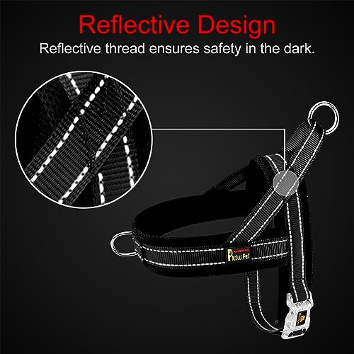 Plutus Pet No Pull Dog Harness with Breathable Mesh Padded, Adjustable Reflective Escape Proof Dog Harness, Quick Fit Dog Vest Harness for Small Medium Large Dogs(XXS, Beige) - color: Beige, size: XXS: chest 11.8"-15"