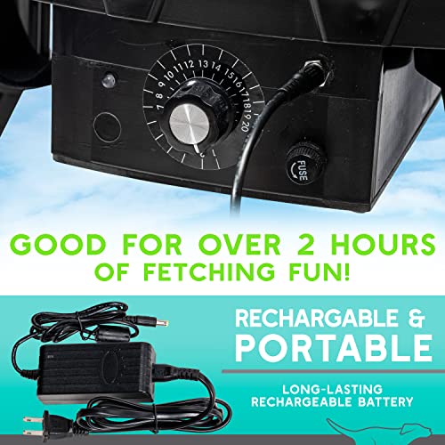 Franklin Pet Supply Co. Automatic Disc Launcher for Dogs - Ready Set Fetch Automatic Disc Tosser Dog Toy for Fetch - Portable Thrower Toy - Battery Powered - style: Disc Launcher