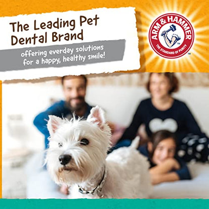 Arm and Hammer for Pets Super Treadz Gorilla Dental Chew Toy for Dogs - Reduces Plaque and Tartar Without Brushing, Baking Soda Infused, Dishwasher Safe, Dogs Up to 35 Lbs