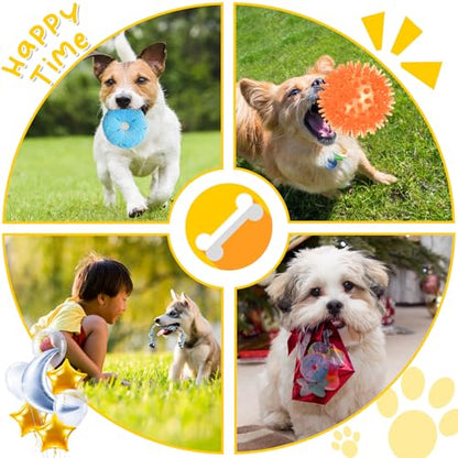 Zeaxuie 23 Pack Luxury Puppy Toys for Teething Small Dogs, Puppy Chew Toys with Rubber Toy, Rope and Squeaky Toys - color: 23 Pack (Stuffed-Fox)