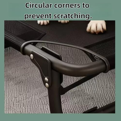 Elevated Dog beds Suitable for Small and Large Pets-Portable Folding Dog beds, with Breathable Cooling nets, Indoor and Outdoor cat hammocks in Summer and Outdoor Elevated Dog beds.
