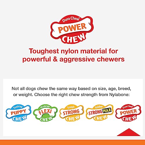 Nylabone Knuckle Bone Pop-in Treat Toy Power Chew Toy with 30 Refills, Interactive Treat Dispensing Enrichment Toys for Dogs, Long Lasting Chicken Flavor, Large Dogs - Up to 50 lbs, 2 Pack - size: Large