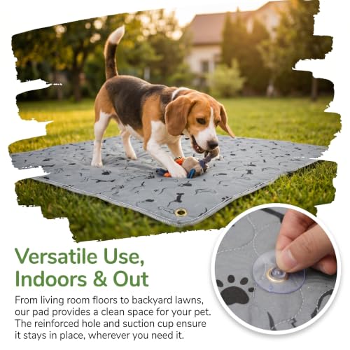 Washable Pee Pad Dog,Waterproof Puppy Training Mat, Reusable Pet Bed Pad | Heavy Absorbency 100%Waterproof Breathable Non-Slip Machine Wash Over 200 times 36×41 Pet Cage&Bed Pack of 2 - size: 36×41 Inch(Pack of 2)