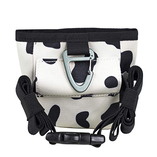 OllyDog Goodie Treat Bag, Dog Treat Pouch, Waist Belt Clip for Hands-Free Training, Magnetic Closure, Dog Training and Behavior Aids, Three Ways to Wear (Moon Shadows) - color: XMoon Shadow