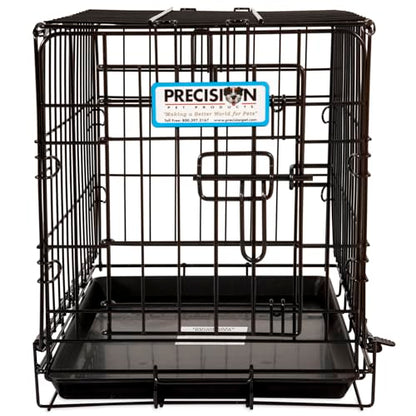 Precision Pet Products One Door Provalue Wire Dog Crate, 19 Inch, For Pets Up To 15 lbs, With 5-Point Locking System - size: 19"L x 12"W x 14"H