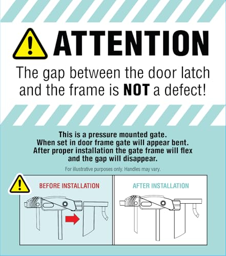 Regalo White Extra Wide Metal Pet Gate, 2" L X 49" W X 30" H - color: White, size: 29-49"W x 30"H