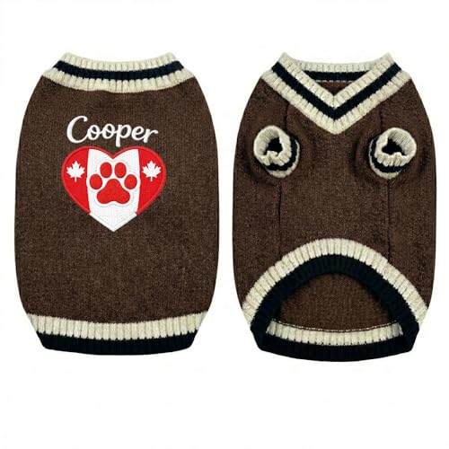 Custom Embroidered Flag Dog Sweater, Personalized Knit Pet Clothes, City with Name Graphic Pullover Apparel, Winter Warm Soft Puppy Cats, Gift for Pet Lovers Gift#2 - color: Gift#2