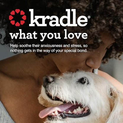 Kradle Calming Dog Bone - Refillable Chew Toy - Ashwagandha GABA - Supports Relaxation - 8" Nylon Bone
