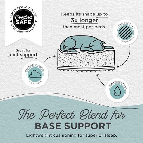 Best Friends by Sheri SnuggleSoft Faux Fur Calming Donut Bed for Dogs, Gray, Small, 23x23 - color: Rabbit Faux Fur Grey, style: Small