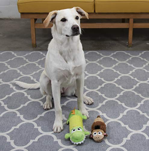 Petstages Stuffing-Free Lil' Squeak Monkey Plush Dog Toy, Small - size: Small (Pack of 1), style: Monkey