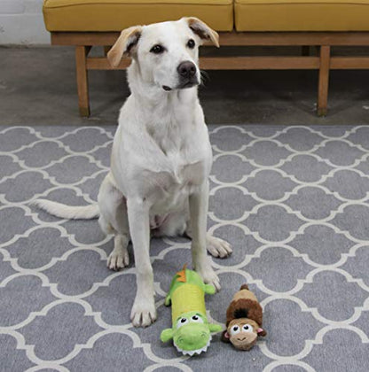 Petstages Stuffing-Free Lil' Squeak Monkey Plush Dog Toy, Small - size: Small (Pack of 1), style: Monkey