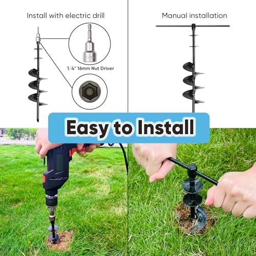 Heavy Duty Dog Tie-Out Cable and Stake for Yard Camping, with 30ft Heavy Duty Cable with Spring, for Small Medium Large Dogs up to 210 lbs, 360°Swivel Dog Run- No Tangle, Spiral Dog Stake (Black+30FT) - color: Black+30FT