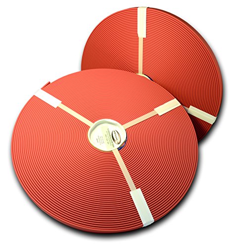 3/8" BETA Standard Matte BIOTHANE - Leather Embossed | BIOTHANE USA (100 Feet, Red 522) - color: Red 522, size: 100 Feet