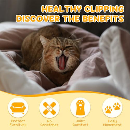 Cat Nail Clipper, Claw Trimmer Made of Stainless Steel, Clean Cut, No Shred, Mirror Finish. Small Animal Nail Clippers for Cats, Kittens, Bunny, Puppy, Rabbit, Gatos, and More