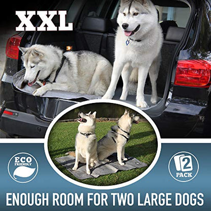 Washable Pee Pads for Dogs XXL (2 Pack), Reusable Puppy Training Pads, Ultra Absorbent & Waterproof Pet Mat for Senior Dogs, Non-Slip, Floor & Furniture Protector (36"x48") by Trendy Den Creations