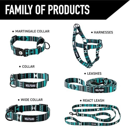 Wolfgang Heavy Duty, Adjustable Dog Collar with Quick Release Nylon Buckle for Walking & Training, WesternSky Print, Small - color: WesternSky Print, size: Small (5/8 Inch x 8-12 Inch)