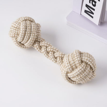 Upgraded 5 Pack Pet Rope Toys for Small Dogs & Puppies, Durable Cotton Chew Toys with Knot Ball, Interactive Rope Toys for Teething, Tug of War, Training & Dental Care