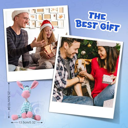 2025 New Dog Toys, Indestructible Plush Dog Toy, Dogs Toys for Aggressive Chewers, Dogs Squeaky Chew Toy for Indoor Pups Teething (Green 1pcs) - color: Green 1pcs